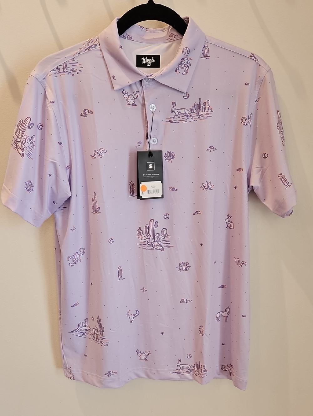 Waggle Mens Dry Heat Polo